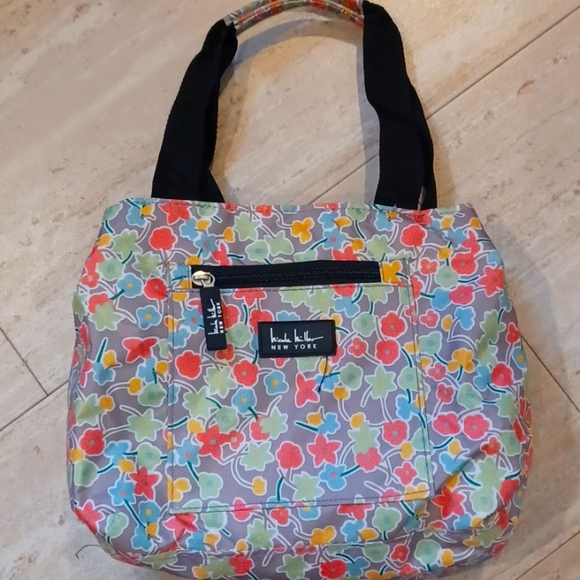 Nicole by Nicole Miller Handbags - Nicole Miller New York Floral Insulated Lunch/Tote Bag
